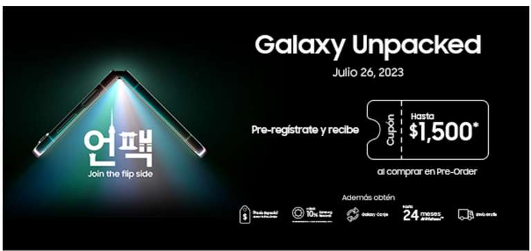 Samsung: hasta $1,500 de descuento por pre registrarte para el evento Galaxy Unpacked (nuevos Galaxy Flip y Galaxy Fold)