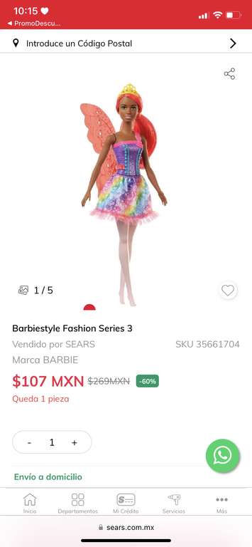 Sears: Barbiestyle Fashion Series 3