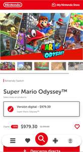 Nintendo eShop Switch México - Super Mario Odyssey