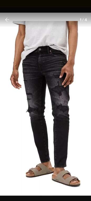 MERCADO LIBRE: Jeans Airflex+ 360 Skinny Con Parches American Eagle Hombre