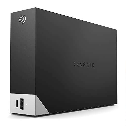 Amazon: Seagate One Touch Hub 10TB External Hard Drive Desktop HDD – USB-C and USB 3.0 Port, for Computer Desktop Workstation PC Laptop Mac,