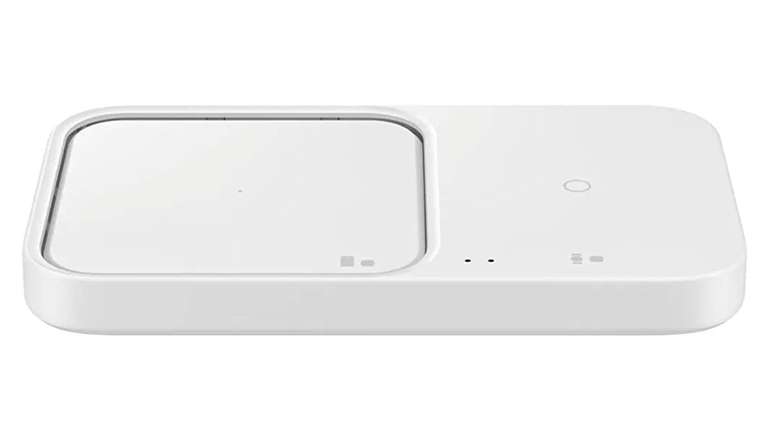 Amazon: Samsung Cargador inalámbrico Duo de 15 W [2022] con adaptador de viaje | Precio antes de pagar