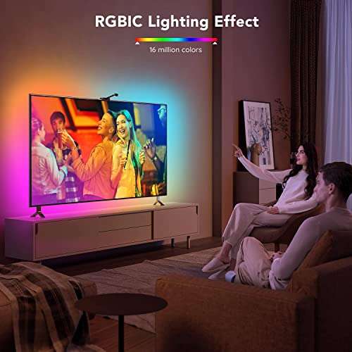 Amazon: Govee Envisual TV Luz LED con Cámara, RGBIC DreamView Tira de Luces LED