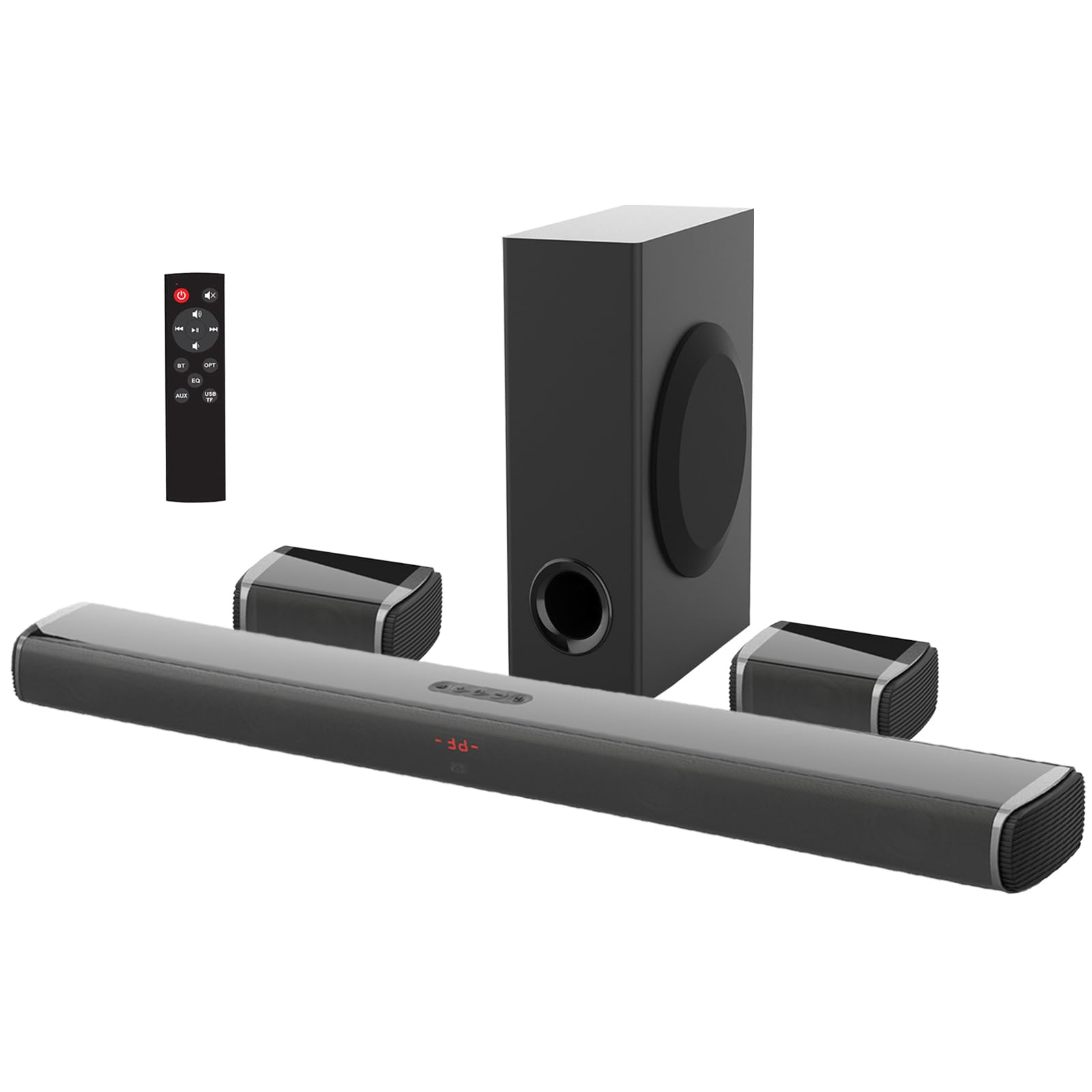 Amazon: Barras de Sonido Potente 240W, Sound Bar 5.1 Teatro En Casa con Subwoofer