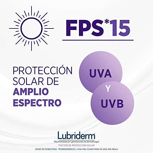 Amazon: LUBRIDERM Crema Corporal Proteccion Solar Fps 15