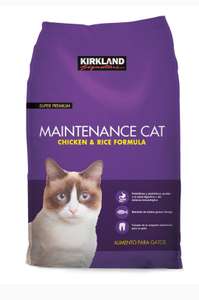 Costco: Croquetas para gato Kirkland pollo y arroz 11.3kg