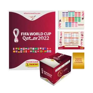 Costco: Panini Álbum Oficial FIFA de Pasta Dura, Copa Mundial Qatar 2022 + 104 Sobres