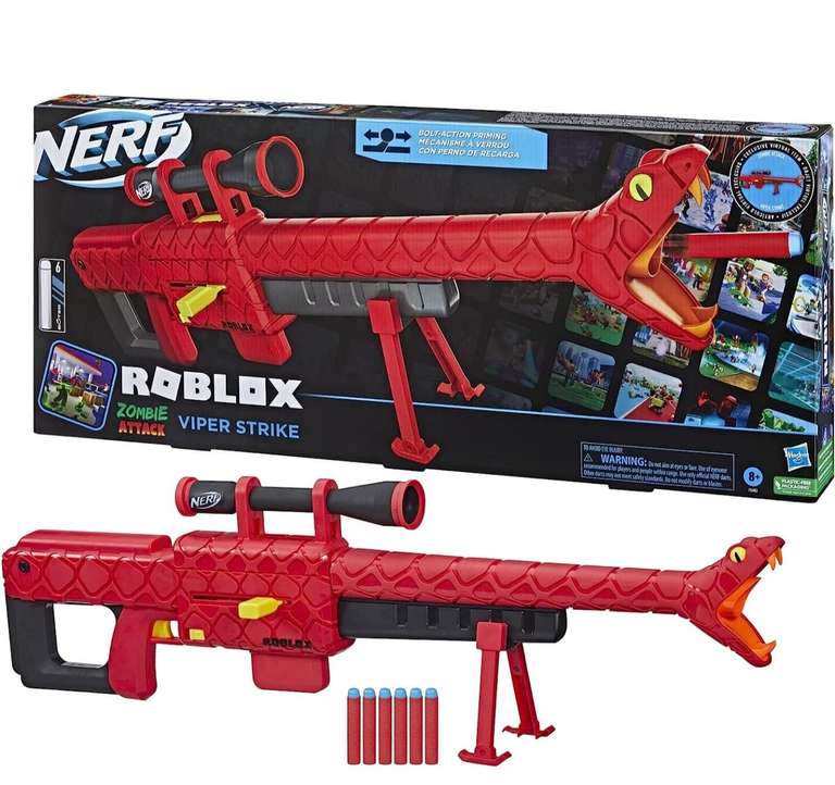 Amazon: Nerf Lanzador Roblox Viper