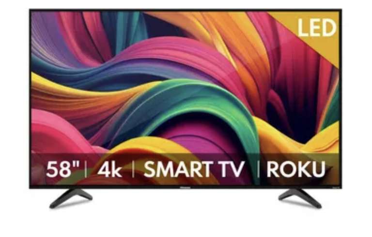 Linio: Pantalla Hisense UHD 58 4K Smart TV Roku Led 58R6E3