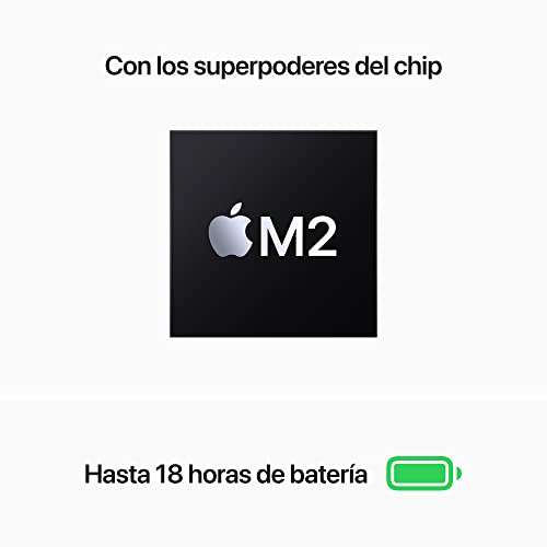 Amazon: MacBook Air con Chip M2, 13.6", 8GB de RAM, SSD de 256 GB (con Banorte $16,199)