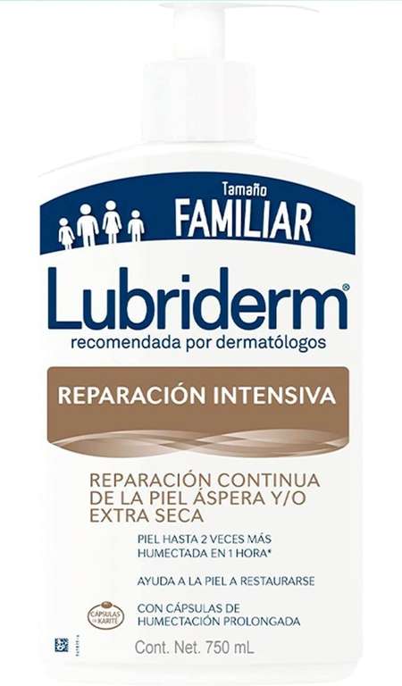 Amazon: Lubridem Crema Corporal Reparacion intensiva Familiar | envío gratis con Prime
