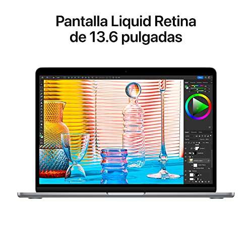 Amazon: MacBook Air M2 (2022): Liquid Retina 13.6", 8GB RAM, SSD 256GB, KYB retroiluminado, Banorte sin nómina, nómina en descripción