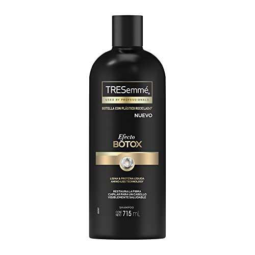amazon: TRESemme Shampoo Efecto Botox para cabello seco y con frizz 715 ml (Planea y ahorra)