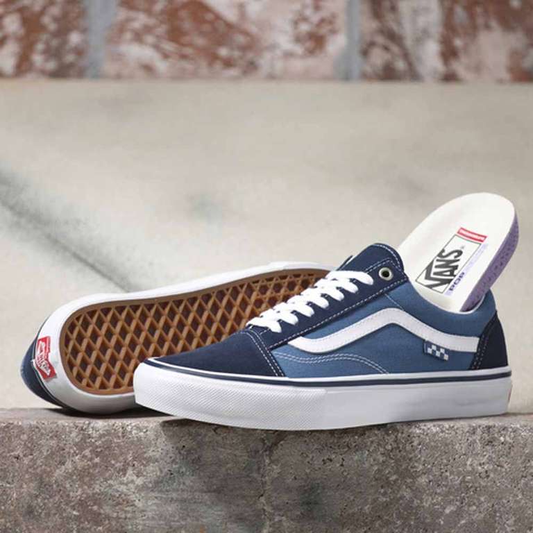 VANS MÉXICO - Vans Skate Old Skool Azul/Blanco Navy - requete baratos