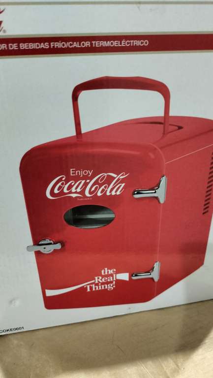 Walmart - Mini refrigerador Coca Cola con promo novela