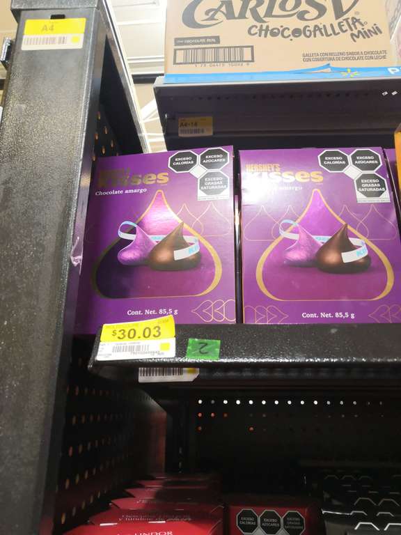 Chocolate kisses Walmart
