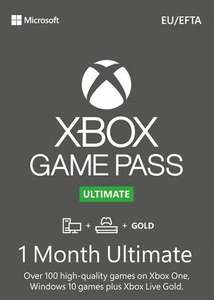 Eneba: Xbox Game Pass Ultimate 1 mes/Región Canadá/Cuentas nuevas y viejas/no acumulable