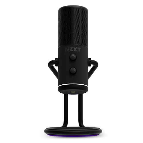 Amazon: NZXT Capsule Micrófono de transmisión cardioide unidireccional USB con efectivo