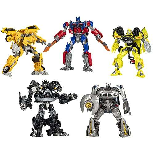 Amazon: Paquete con 5 figuras de Transformers Studio Series Movie 15 Aniversario