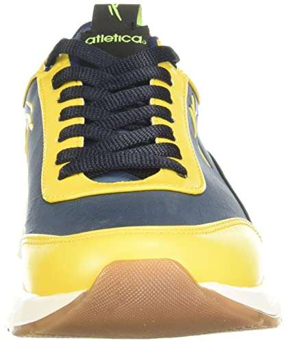 Amazon: Tenis Atlética Deportivo Hombre Azul/Amarillo, Talla 28 y otras tallas