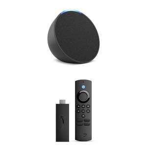 Amazon: Echo Pop | Bocina inteligente + Fire TV Stick Lite con cupon pagando en efectivo
