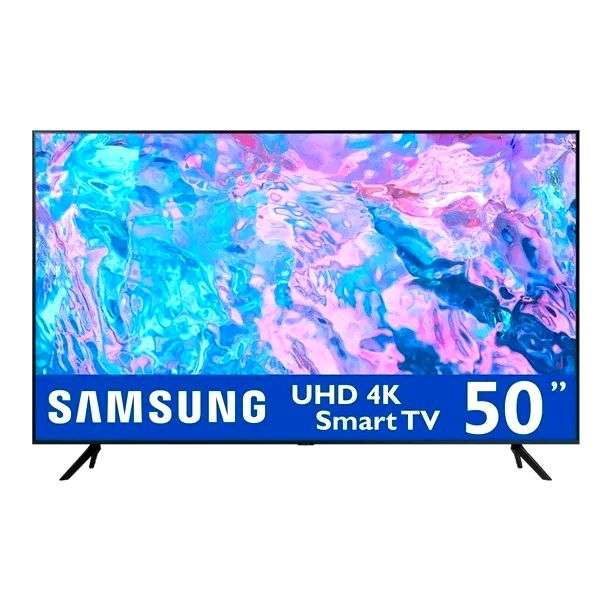 Walmart: TV Samsung 50 Pulgadas Ultra HD 4K Smart UN50CU7000FXZX con TDC 