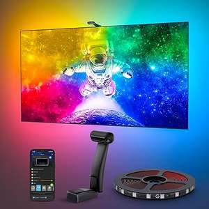 Amazon: Para televisores de 75-85” Govee Envisual TV Backlight T2 con cámaras duales, 16.4ft RGBIC Wi-Fi TV LED Backlight