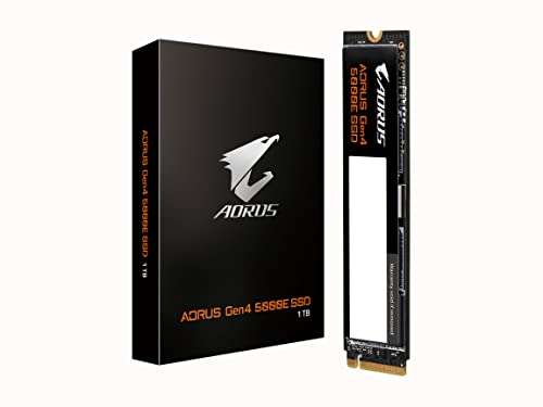 Amazon: Gigabyte AORUS Gen4 SSD 1TB PCIe 4.0 NVMe M.2