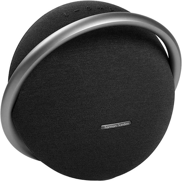 Amazon: Harman Kardon Onyx Studio 7, Bocina Portátil Bluetooth, 50 W de Potencia, Mango de Aluminio Anodizado - Negro