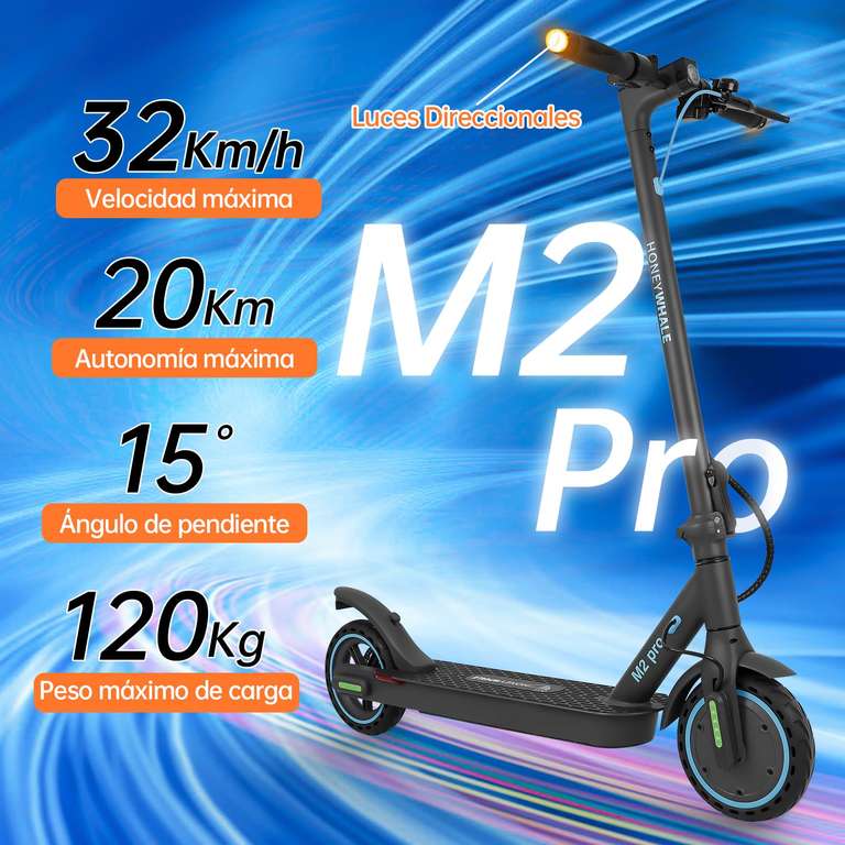 Walmart: Scooter Eléctrico Plegable M12 Moboss Patín 250W Aluminio Moboss M12