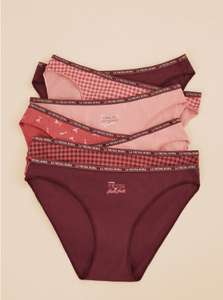 Women'secret: Pack 7 panties/panties brasileños algodón talla CH y M