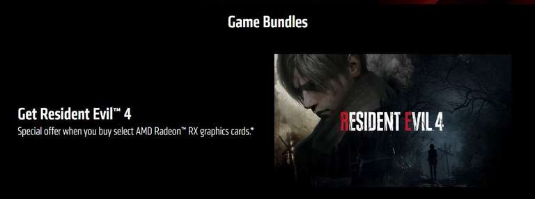 Game On AMD - Resident Evil 4 remake al Comprar un AMD GPU RX 6000 o RX 7000