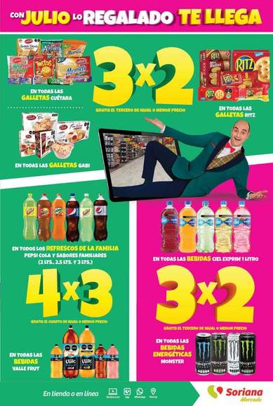 Soriana Express: Julio Regalado 2022: Volante de ofertas del viernes 27/05  al jueves 02/06. - promodescuentos.com