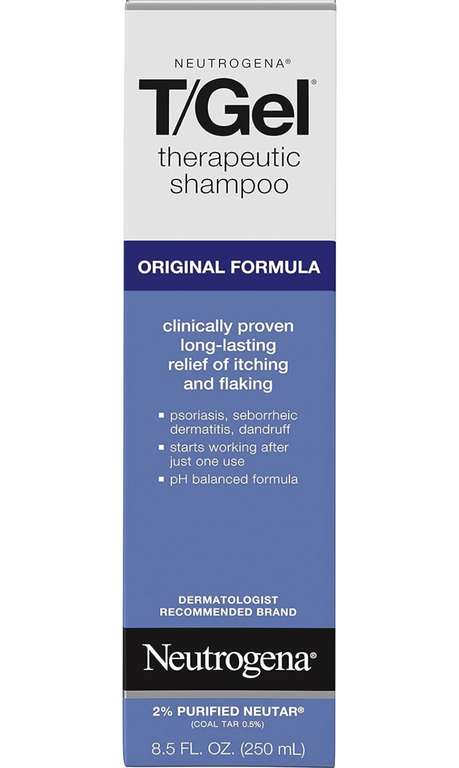 Amazon: Neutrogena T/Gel Shampoo Original , 8.5 fl oz (2 Pack)