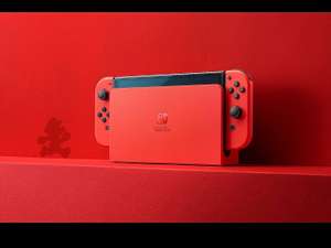 Amazon España: Nintendo Switch OLED Rojo (edición Mario bb)