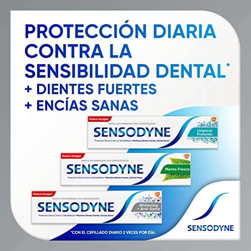 Amazon: 3 Pasta Dental Sensodyne Whitening + Anti-sarro Pasta de 113g y 1 Enjuague Bucal Listerine Whitening Extreme 236 ml