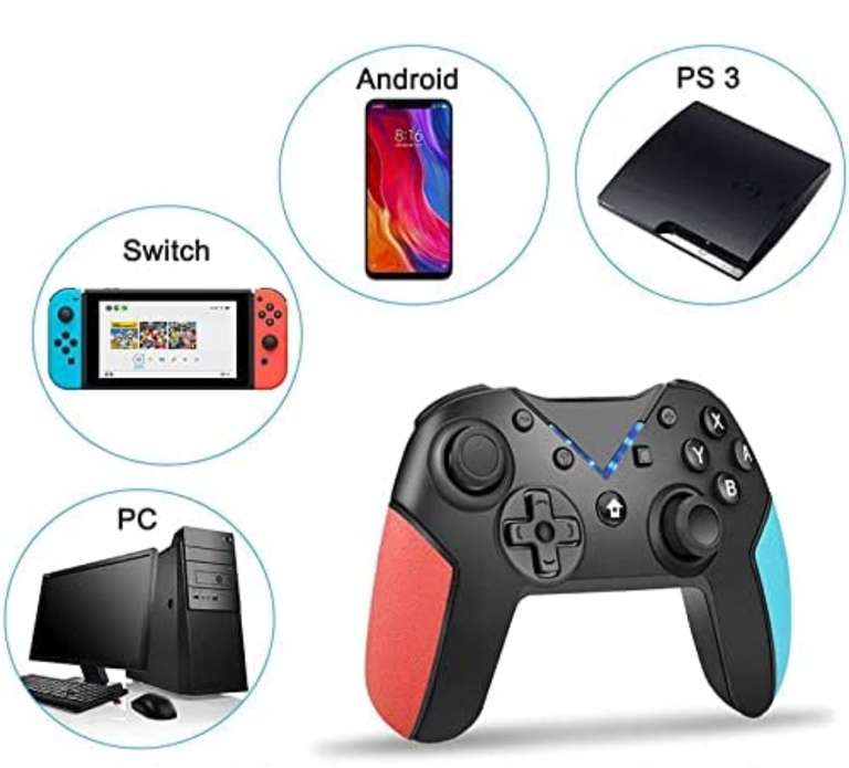 Amazon: Control para Nintendo Switch (Multiplataformas) ENVIO GRATIS