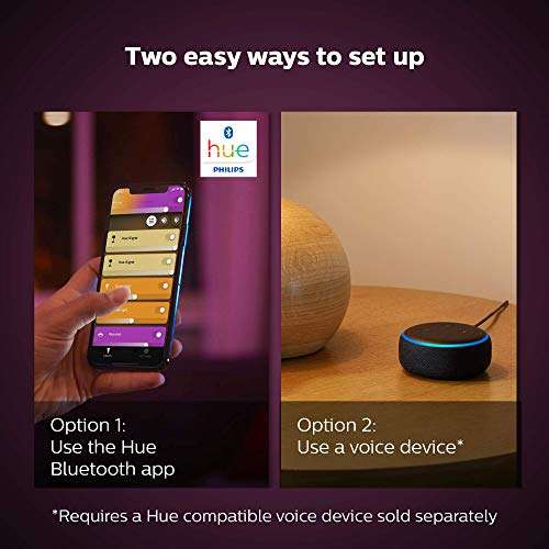 Amazon: Tira Led Inteligente Philips Hue Kit Inicial Interiores 2 Metros - Compatible con Alexa