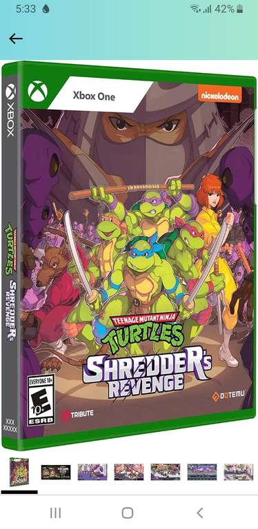 Amazon: Shredder's Revenge xbox/ cowabunga collection xbox ml