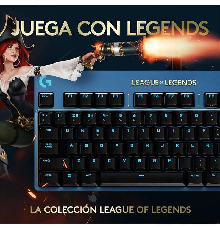 Amazon: Logitech G PRO Teclado Mecánico Edición Oficial League of Legends