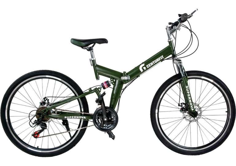Elektra: Bicicleta De Montaña Plegable R26 Freno De Disco 21 Vel Verde