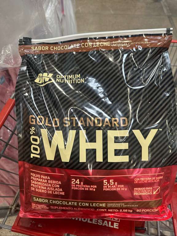 Costco: Proteina Gold Standard Whey Protein 2.5 kg