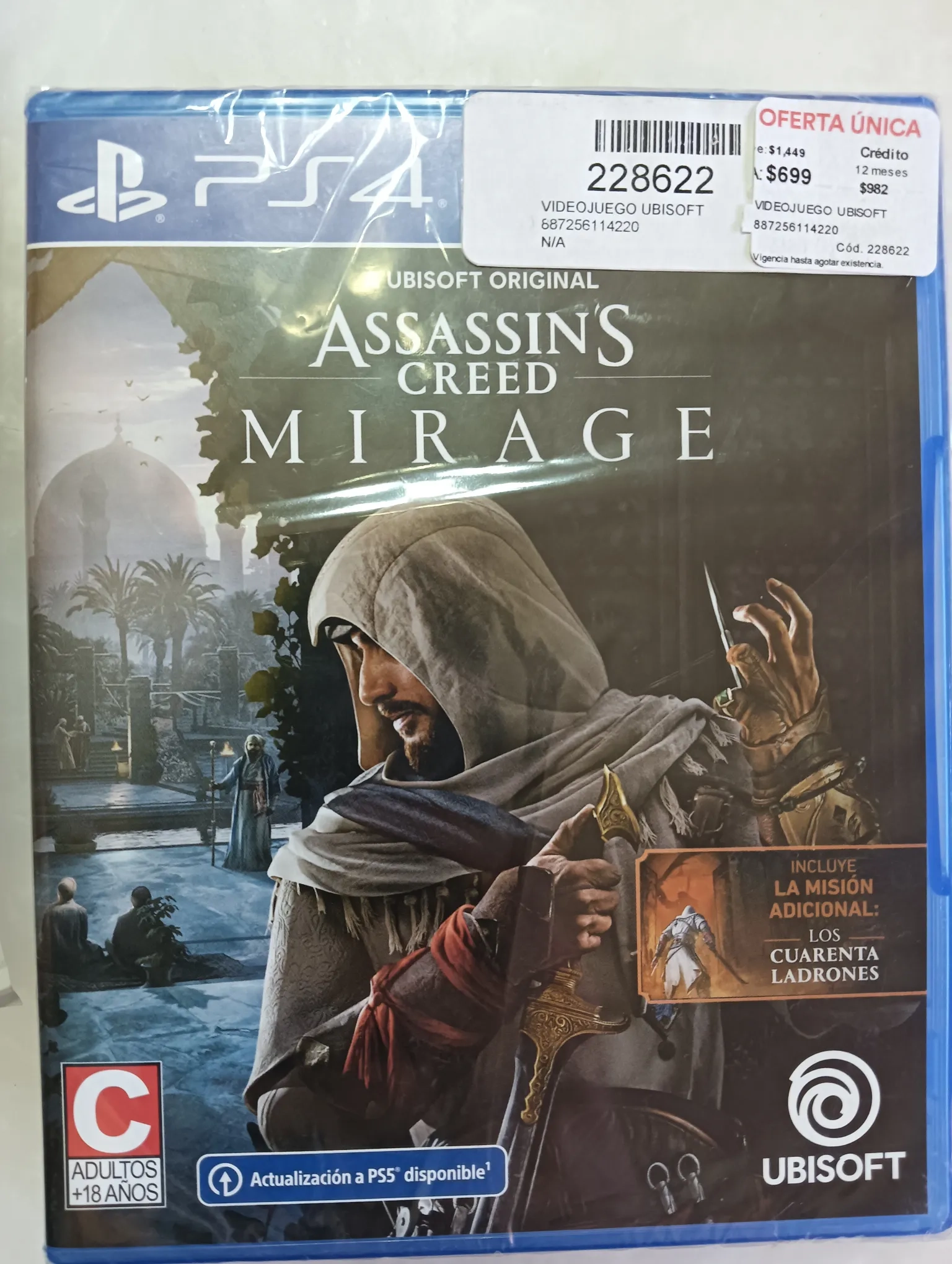 Coppel Assasins Creed Mirage ps4