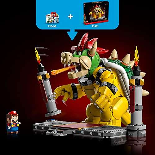 Amazon: LEGO El Poderoso Bowser Kit de construcción Super Mario 2807 Piezas | Precio con Citibanamex, Banorte, HSBC, Santander