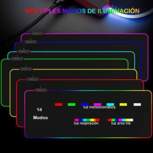 Amazon: Mousepad RGB Gamer XXL Alfombrilla RGB Gamer