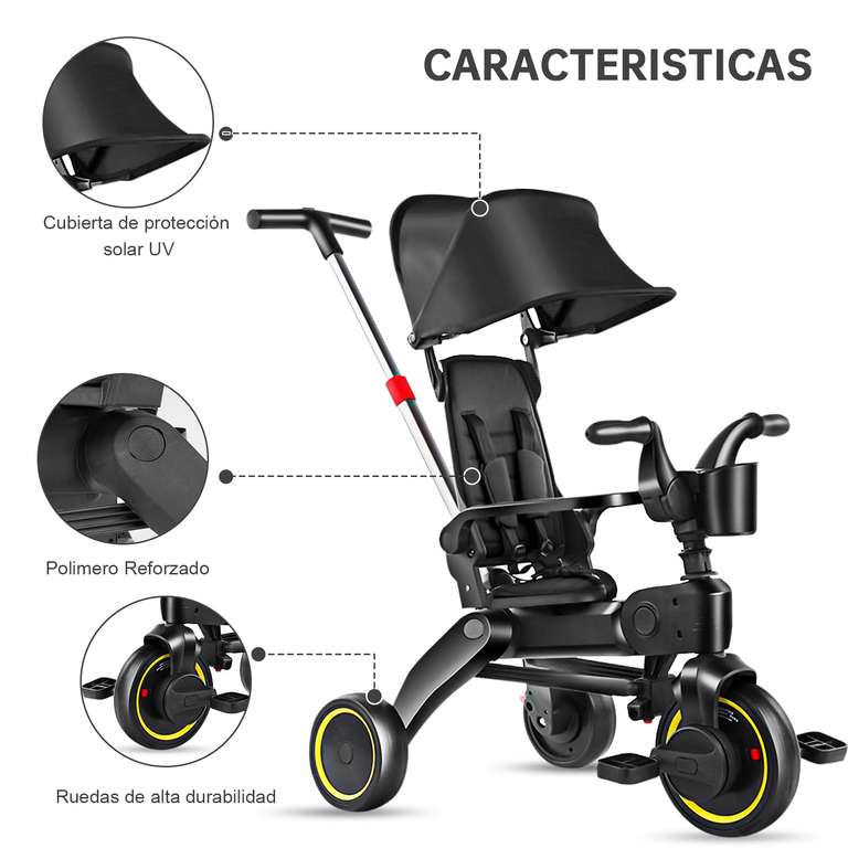 Triciclo montable bebe carreola en Amazon