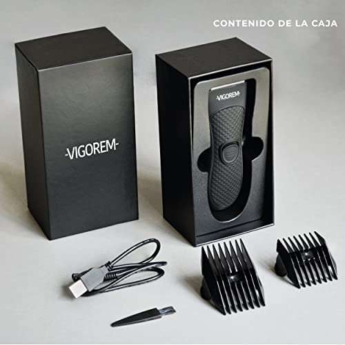 Amazon: VIGOREM Light - Rasuradora para hombre corporal y zonas íntimas - Impermeable grado IPX-6