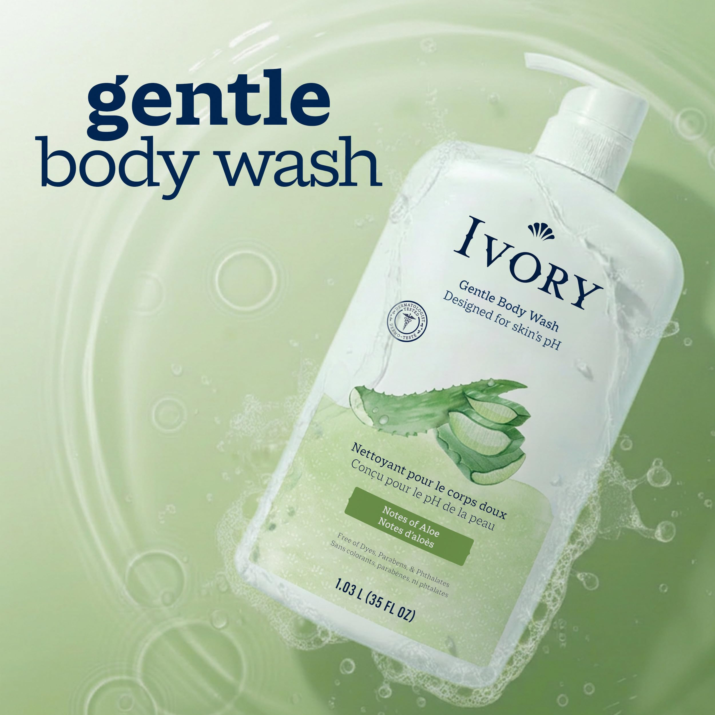AMAZON: Ivory Jabón Líquido Corporal Aloe Vera con Dispensador 1035 ml