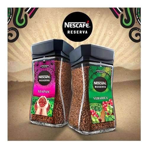 Amazon: 150g de cafe por $90 (Nescafé Reserva Variedad de Sabores, Café Soluble 3 Frascos de 50g c/u)