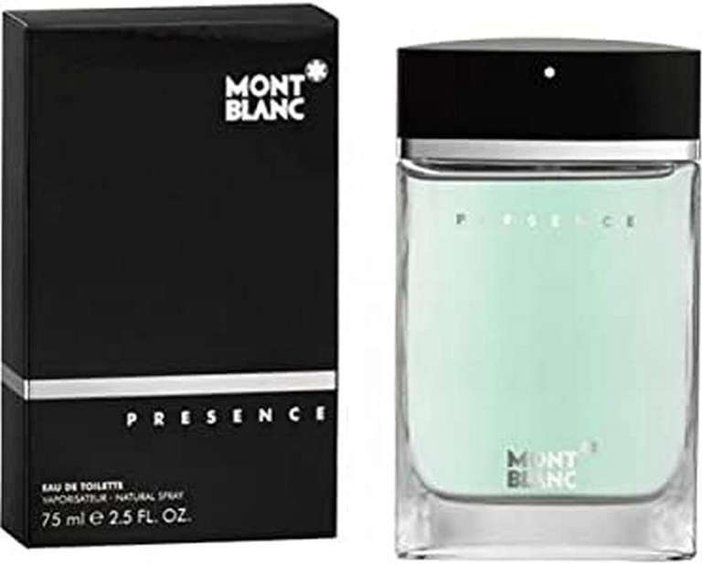 Amazon: Perfume Montblanc Presence 75 mL EDT para caballero